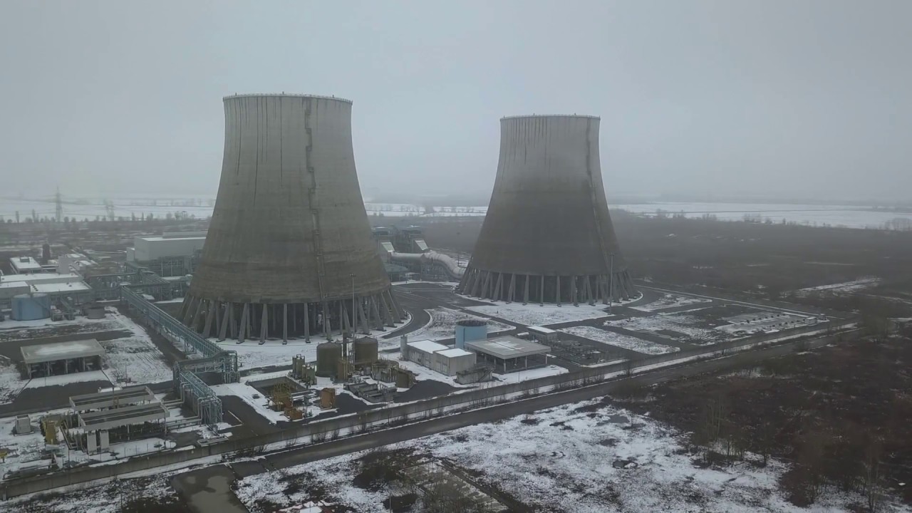 Exploring an Abandoned Nuclear Power Plant (Drone video) - YouTube