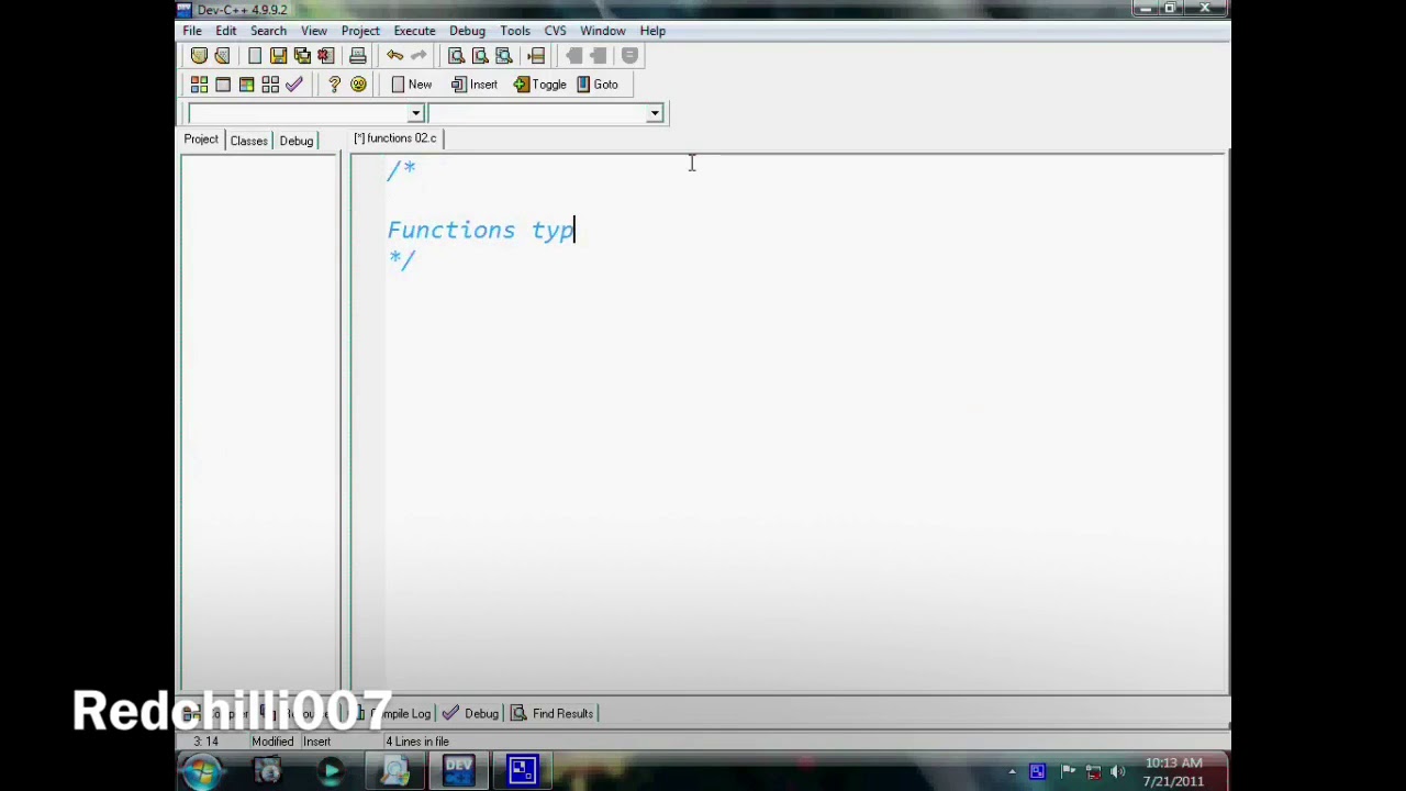 C programming language (Functions without return) - YouTube
