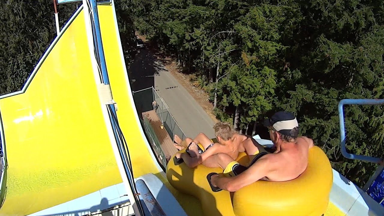Valley of Fear Water Slide at Cultus Lake Waterpark YouTube
