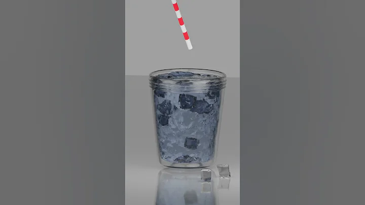 ICE WATER - Animation 3 D short #shorts