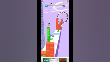 CUBE SURFER 3D ( Android İOS GAMEPLAY WALKTHROUGH )  #shorts