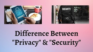 Difference Between Privacy and Security | Deciphering the Fine Line Between Privacy and Security