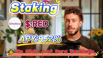 😴 Made $500 While Sleeping! Staking RED (Mining Tutorial) – The Most Stable Project in Crypto! 🔥