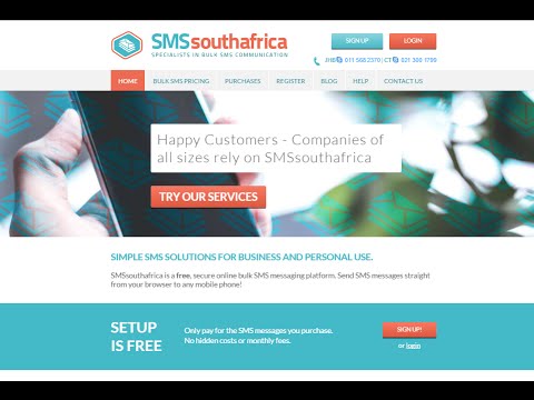 Bulk SMS South Africa | Training Tutorial | Crash Course (Legacy)