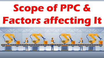 Scope of Production Planning and Control & Factors affecting PPC.