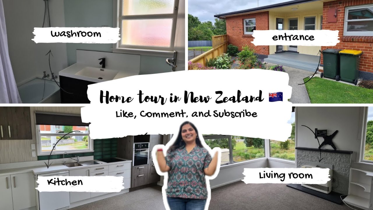 Our 1st home in New Zealand 🇳🇿 || Home 🏠 Tour || New Zealand 🇳🇿 🏡