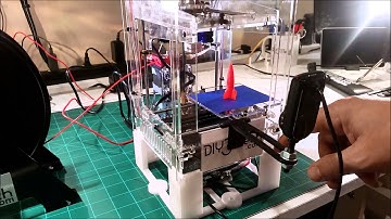Fabrikator - TinyBoy Mini 3D Printer -  Printing a Rocket with OctoPrint