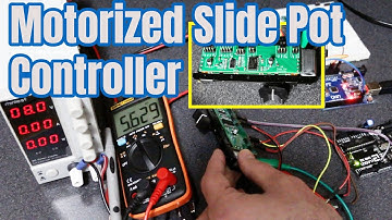 Motorized Slide Potentiometer Controller using ATTiny804