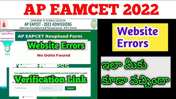 ap eamcet certificate verification 2022|ap eamcet certificate verification|details not found|payment
