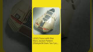 LEGO Torso with Star Wars Jacket Pattern 21561pb08 Dark Tan 1 pc Large Figure