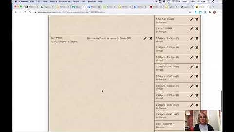 Deleting Sessions in SignUpGenius
