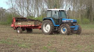 Mest Uitrijden Met Een Ford 5640 Powerstar Sle Met Krone Optimat Meststrooier 2026