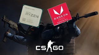 Ryzen 5 2400G vs CS:GO (FPS TEST)