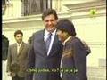 Evo Morales en Lima, mofándose de Alan García