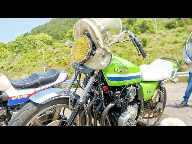 俺たち四国の旧車乗り』GT380 Z400FX CB350 GS400 XJ400D CBX400F