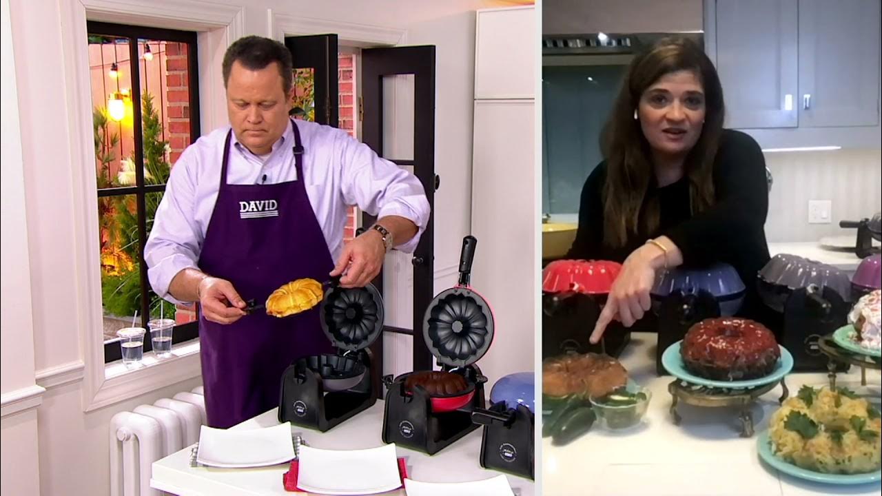 Alex by Dash Electric Flip Bundt Cake Maker with Recipes on QVC