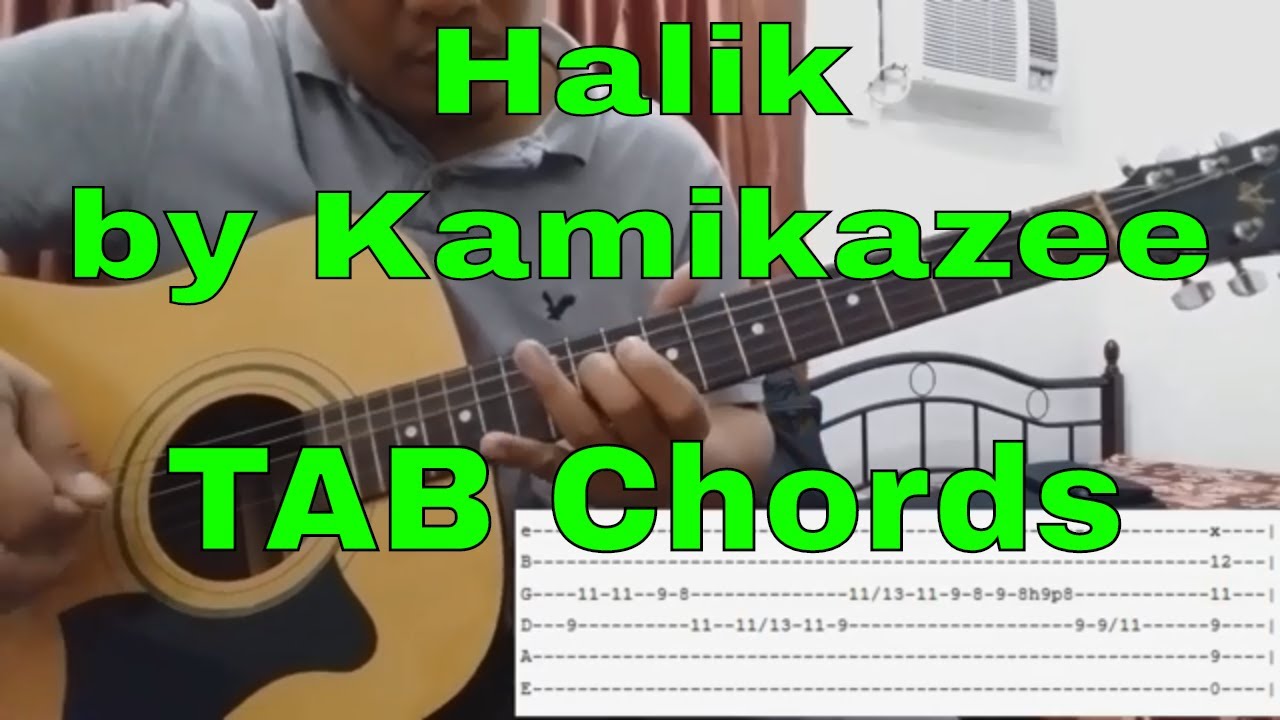 HALIK by Kamikazee acoustic guitar cover with TAB YouTube
