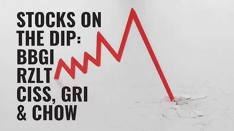 Crashing BBGI, RZLT, CISS, GRI & CHOW Stocks