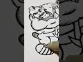 How to draw Hogrider | #hogrider #clashofclans #coc #clashofclan