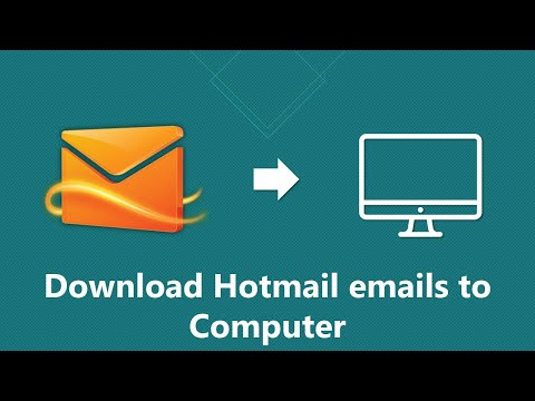 Video: Vai varat saglabāt Hotmail e-pastus datorā?