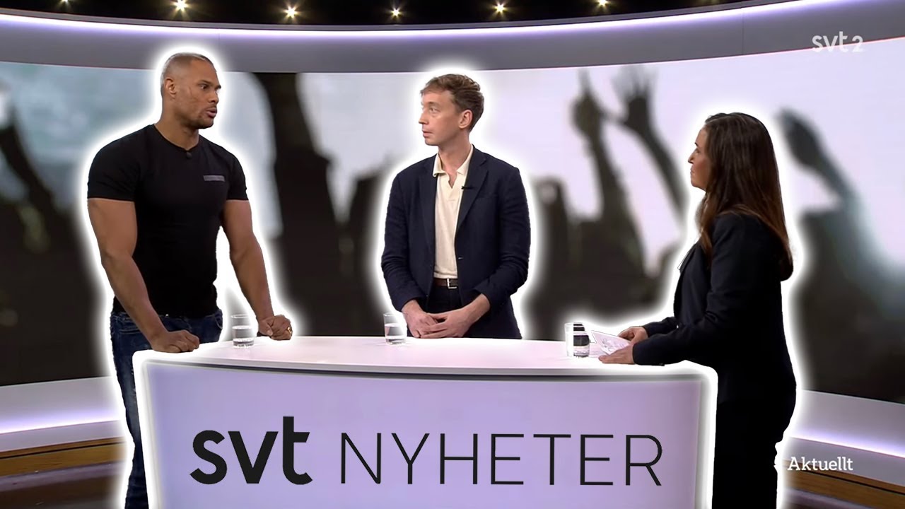 ALEX CEESAY BESÖKER SVT NYHETER - YouTube