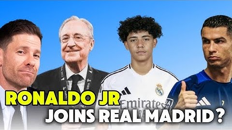RONALDO JR JOINS REAL MADRID? #ronaldojr