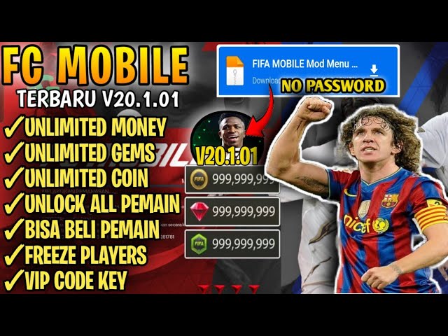 🟢FC Mobile Mod Menu Apk ATUALIZADO v20.1.02 2024 Mediafire, FC Mobile Mod  menu