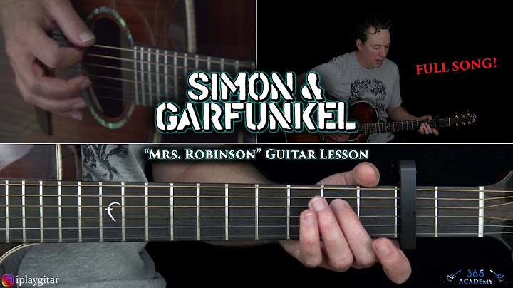Mrs. Robinson Guitar version - Guitar performance video thumbnail
