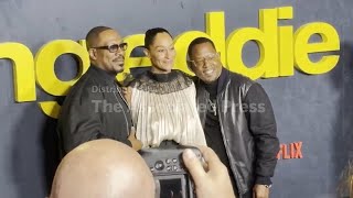Eddie Murphy gets hugs from family, Martin Lawrence at 'Being Eddie' premiere