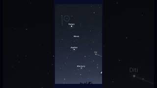 Crescent Moon Venus Jupiter conjunction