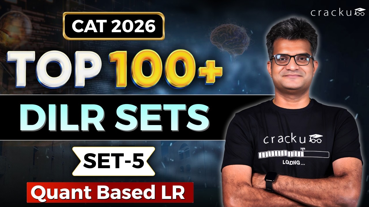 Cracku CAT DILR Series | Set #5- CAT Quant Based LR | Daily Free CAT ...