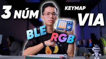 Numpad không dây có 3 NÚM + RGB + keymap VIA - DOIO KB16B Review