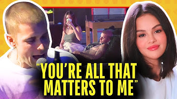 Justin Bieber fluistert Selena, kijkt naar zijn tatoeage van haar en zingt dan Daisies & Hailey s...