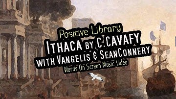 ⛵Ithaca by C.Cavafy with Sean Connery  📽 Music Video 👁‍🗨 #WordsOnScreen