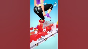 Heel Step Smash 👠 180 Level Gameplay Walkthrough | Best Android, iOS Games #shorts