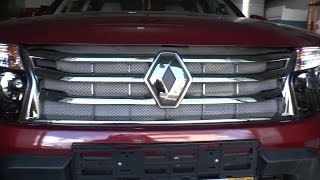 Установка защитной сетки радиатора на Рено Дастер (Renault Duster)