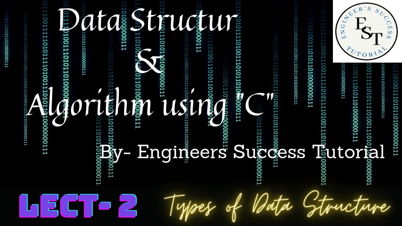 Lect-2 Types of Data Structure| Operation on Data Structure | By ...