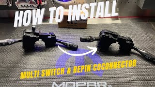 How to: Repin & install a Srt-4 Multi function switch connector and assembly.￼