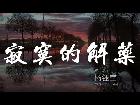 寂寞的解藥 - 楊鈺瑩『我們都嫌世界太吵』【動態歌詞Lyrics】