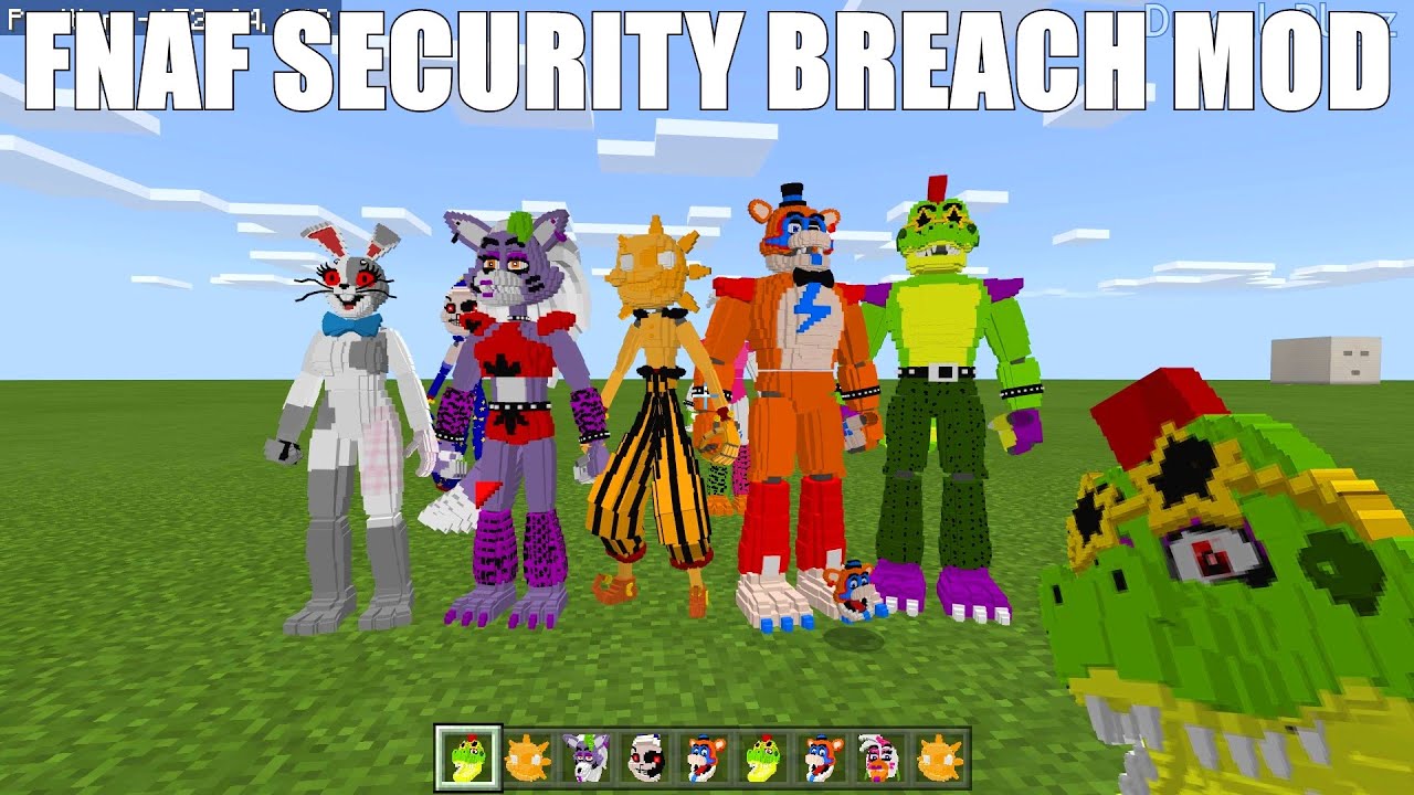 FNaf security breach MCPE 1.1 Free Download