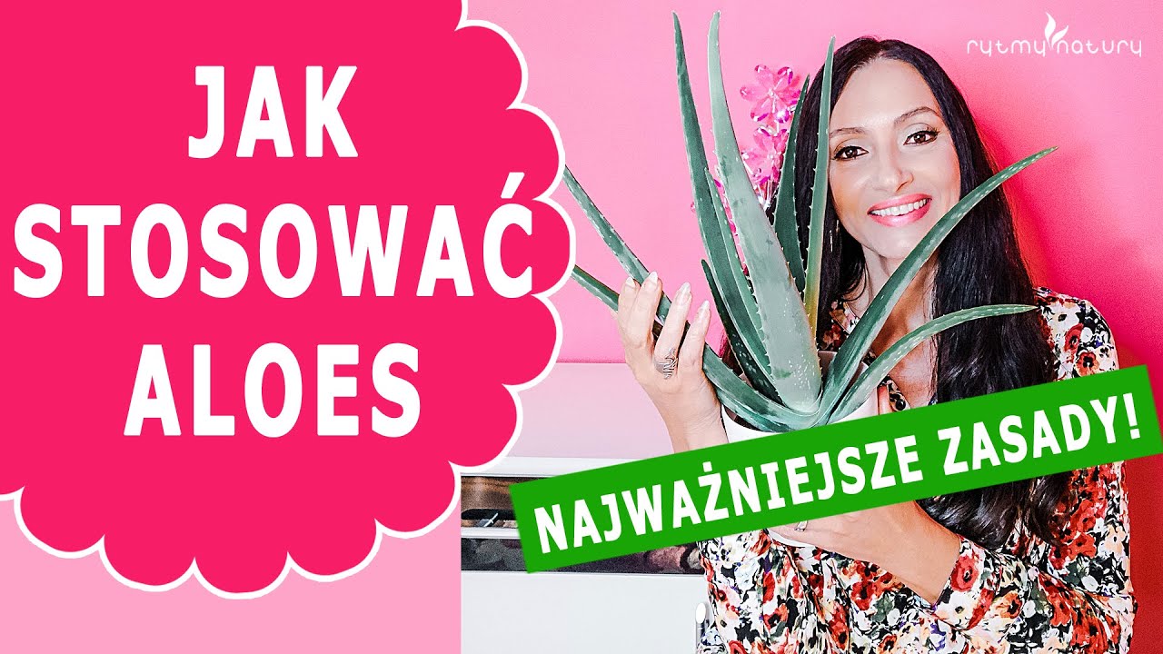 Jak stosowa ALOE VERA /aloes zwyczajny/ upikszajco i leczniczo. Poznaj  najwaniejsze zasady!