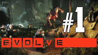 Evolve (alpha) Gameplay Part 1 - IMMA FIRE BREATHING MONSTER!