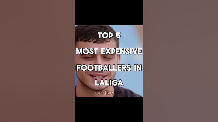 Top 5 most expensive footballers in LaLiga 🐐🥶 #shorts