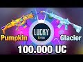 SPENDING 100.000 UC | UPGRADE M416 Glacier & SCARL Pumpkin | TACAZ PUBG MOBILE