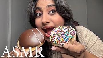 ASMR KRISPY KREME DONUTS EATING SOUNDS | SOFT CRUNCHY MUKBANG