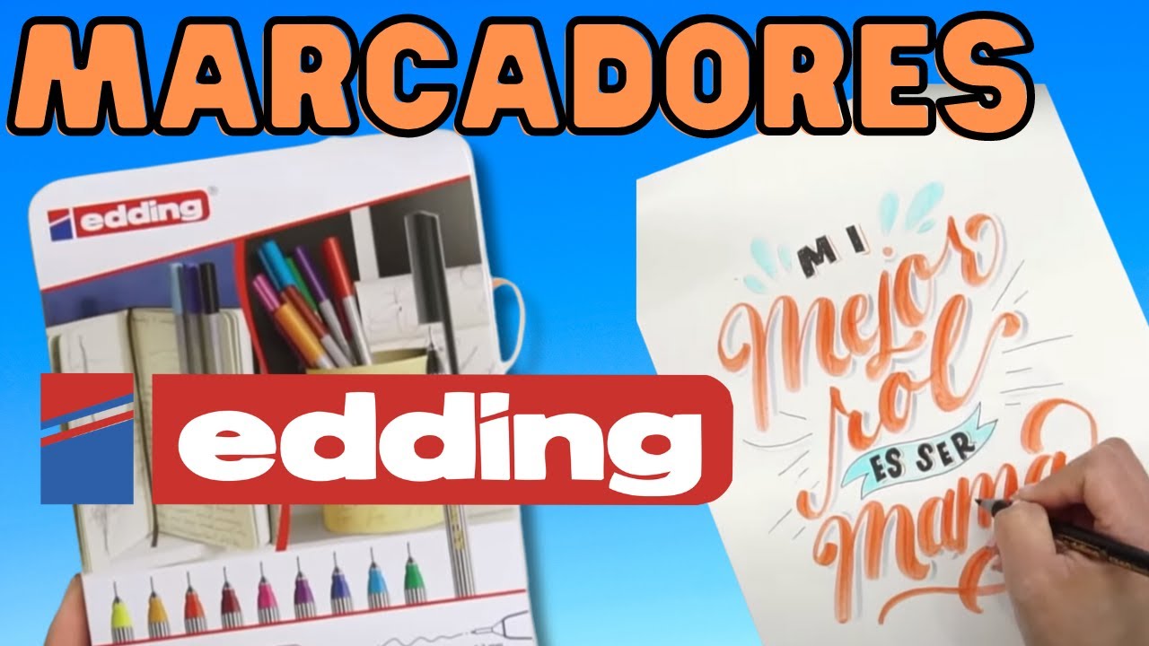 Review y opinión sobre los rotuladores Edding Brushpen para lettering y  caligrafía - Lettering