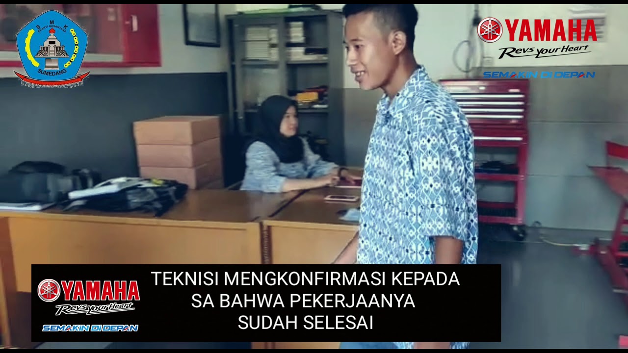 ALUR KERJA SERVICE Bengkel YAMAHA