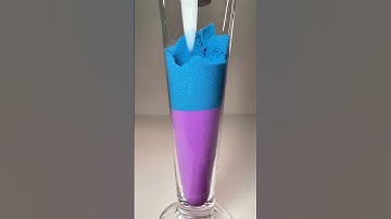 Very Satisfying and Relaxing Kinetic Sand ASMR, drop and squish