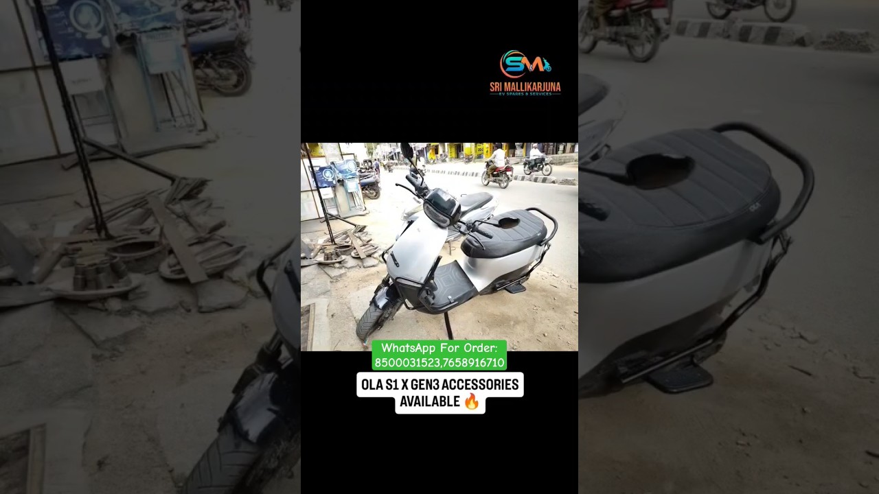 OLA S1X GEN3 ACCESSORIES AVAILABLE, OLA S1X GEN3 STEEL ACCESSORIES,OLA S1X GEN3 CRASH GUARD, OLA S1X