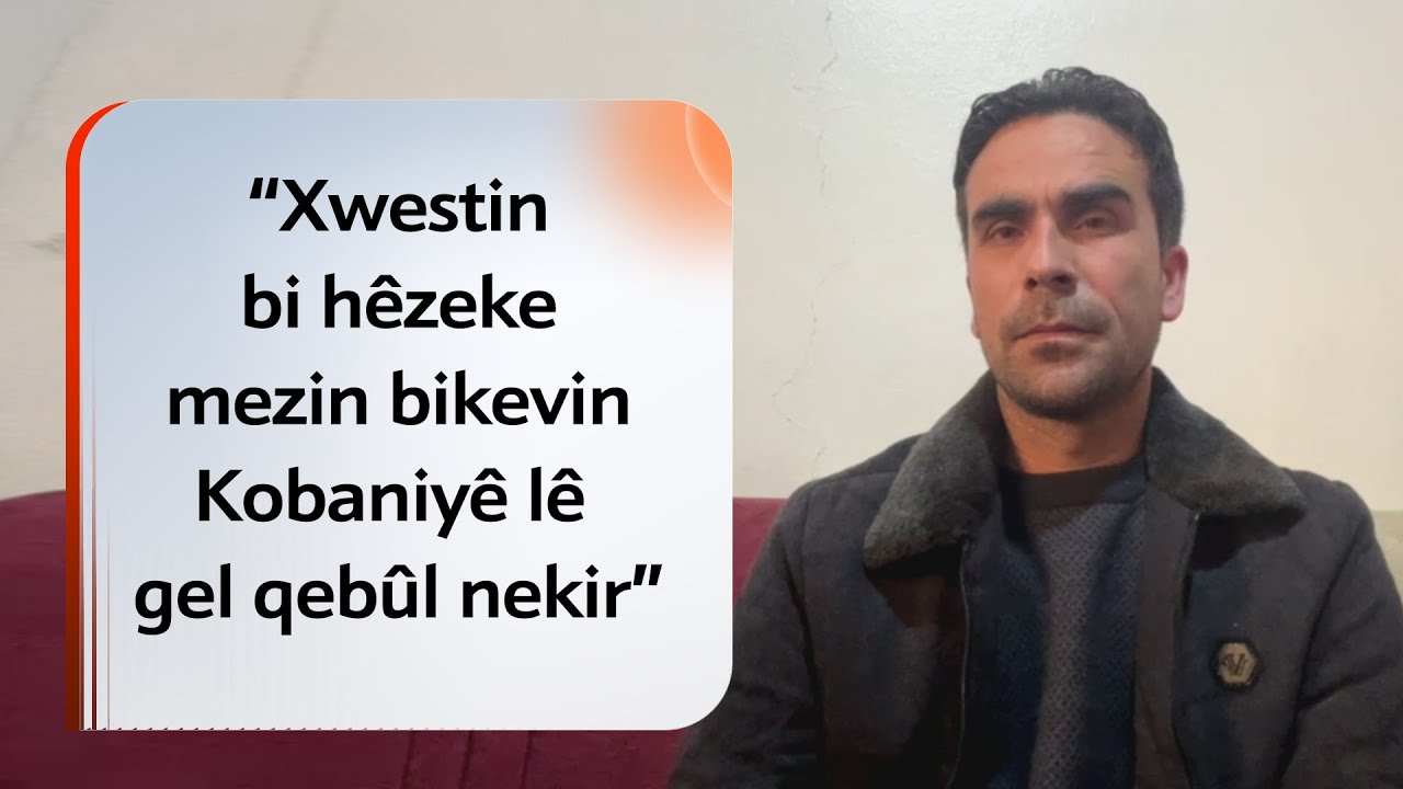 Cîhad Hesen: Xwestin bi hêzeke mezin bikevin Kobaniyê lê gel qebûl nekir